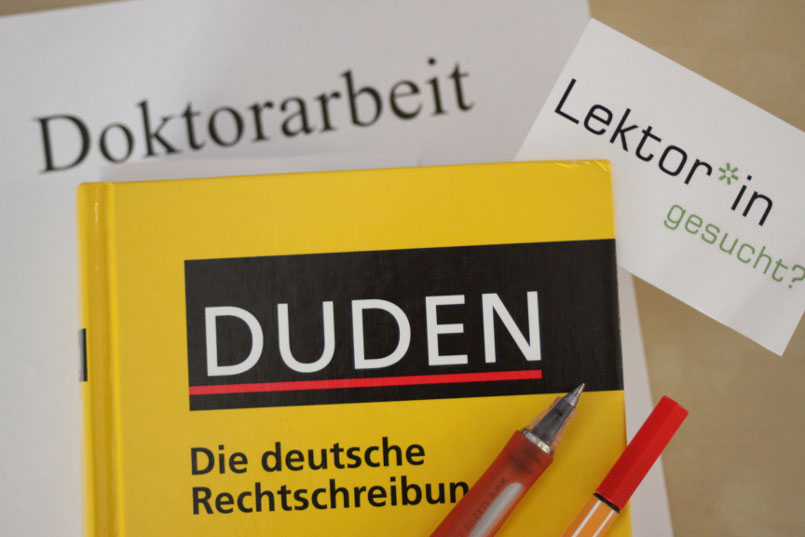 Lektorat-Doktorarbeit